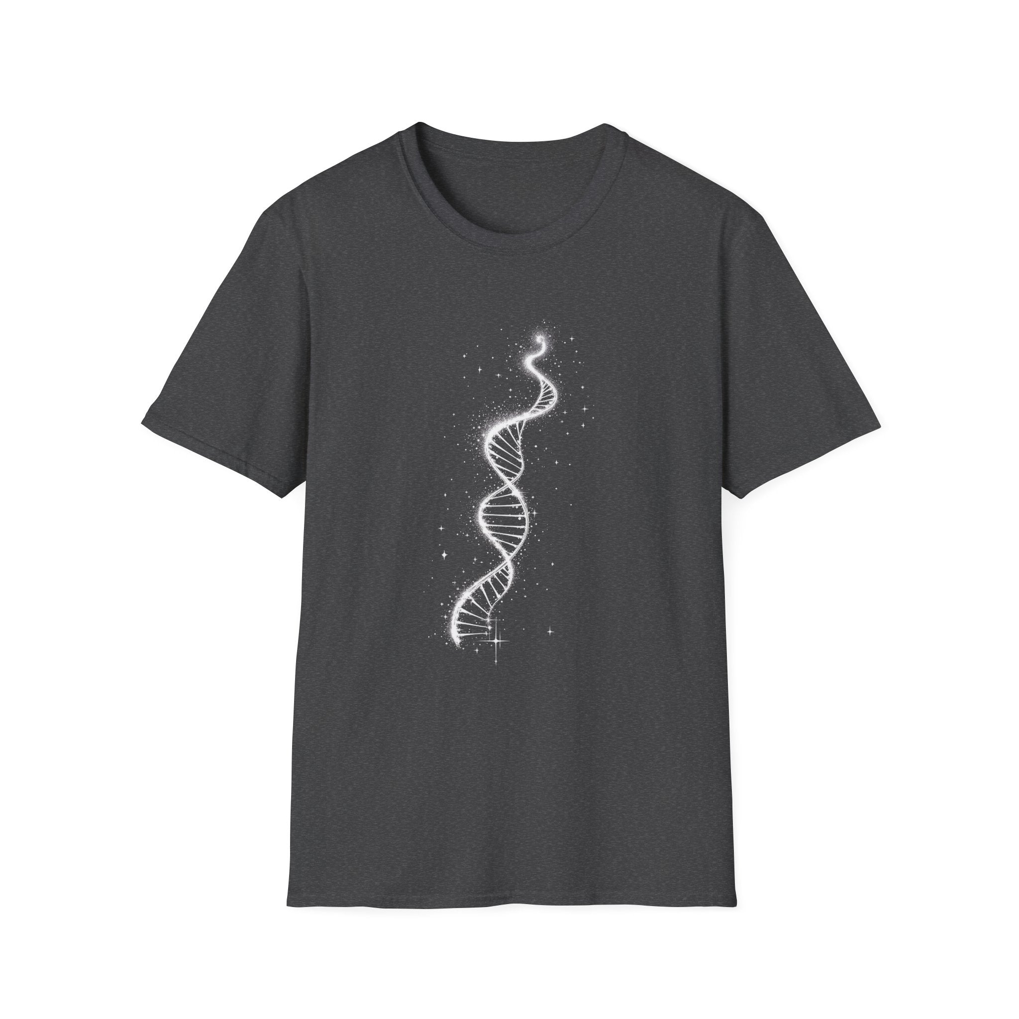 Cosmic DNA Spiral T-shirt by Mystwood Alchemy