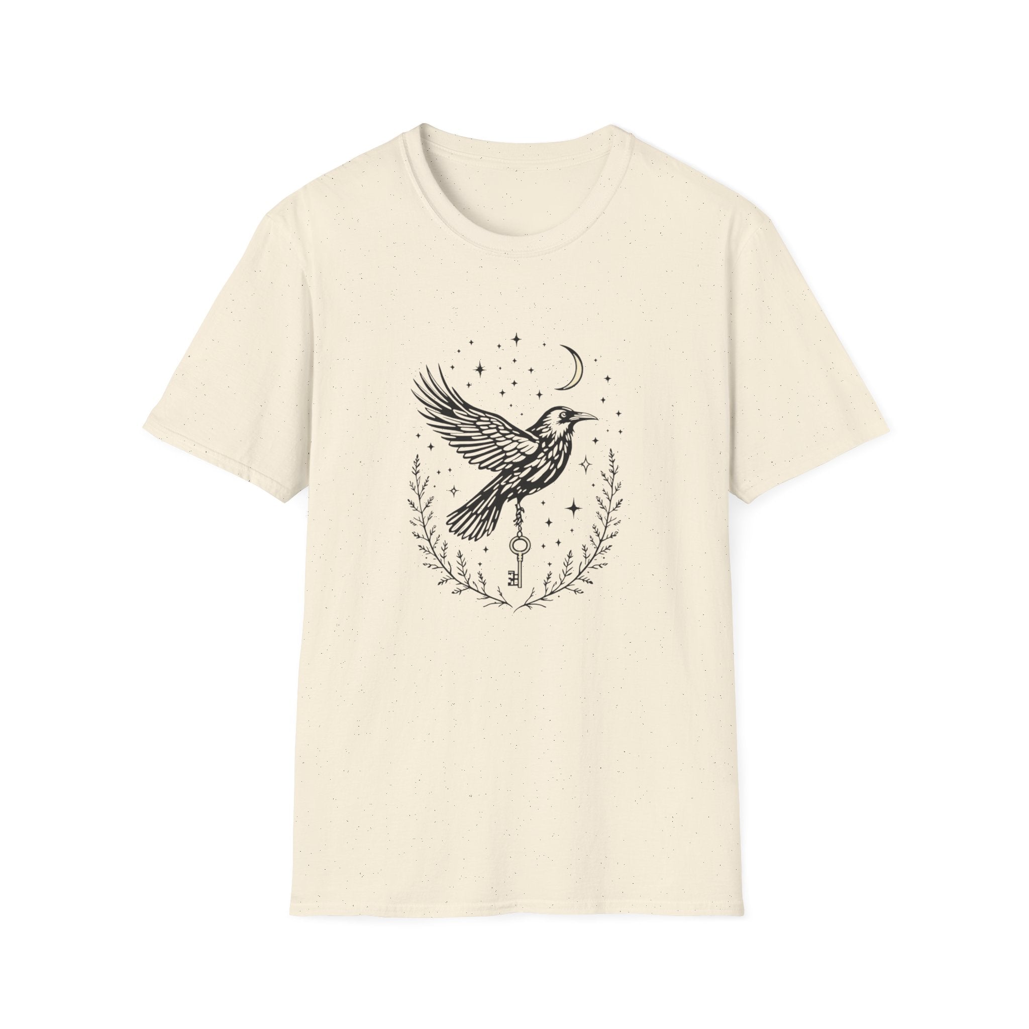 Raven Messenger T-shirt by Mystwood Alchemy