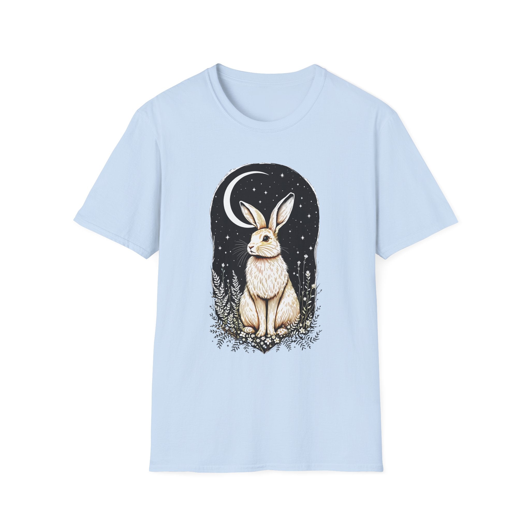 Moonlit Hare T-shirt by Mystwood Alchemy