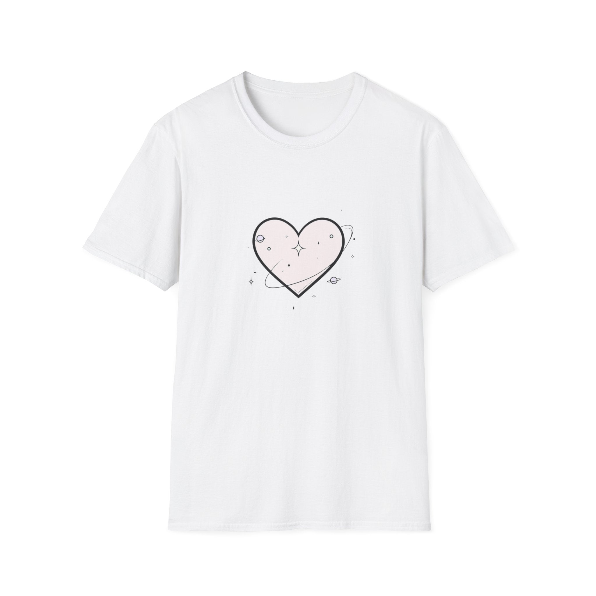 Orbiting Heart T-shirt by Mystwood Alchemy