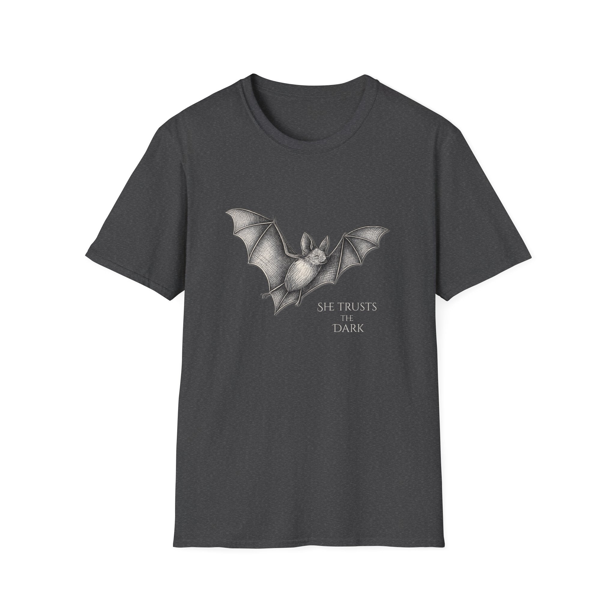 “She Trusts the Dark” Bat T-Shirt