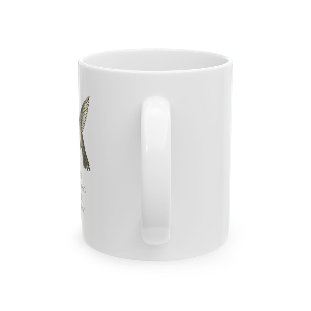 Quiet Unfolding Hummingbird Mug