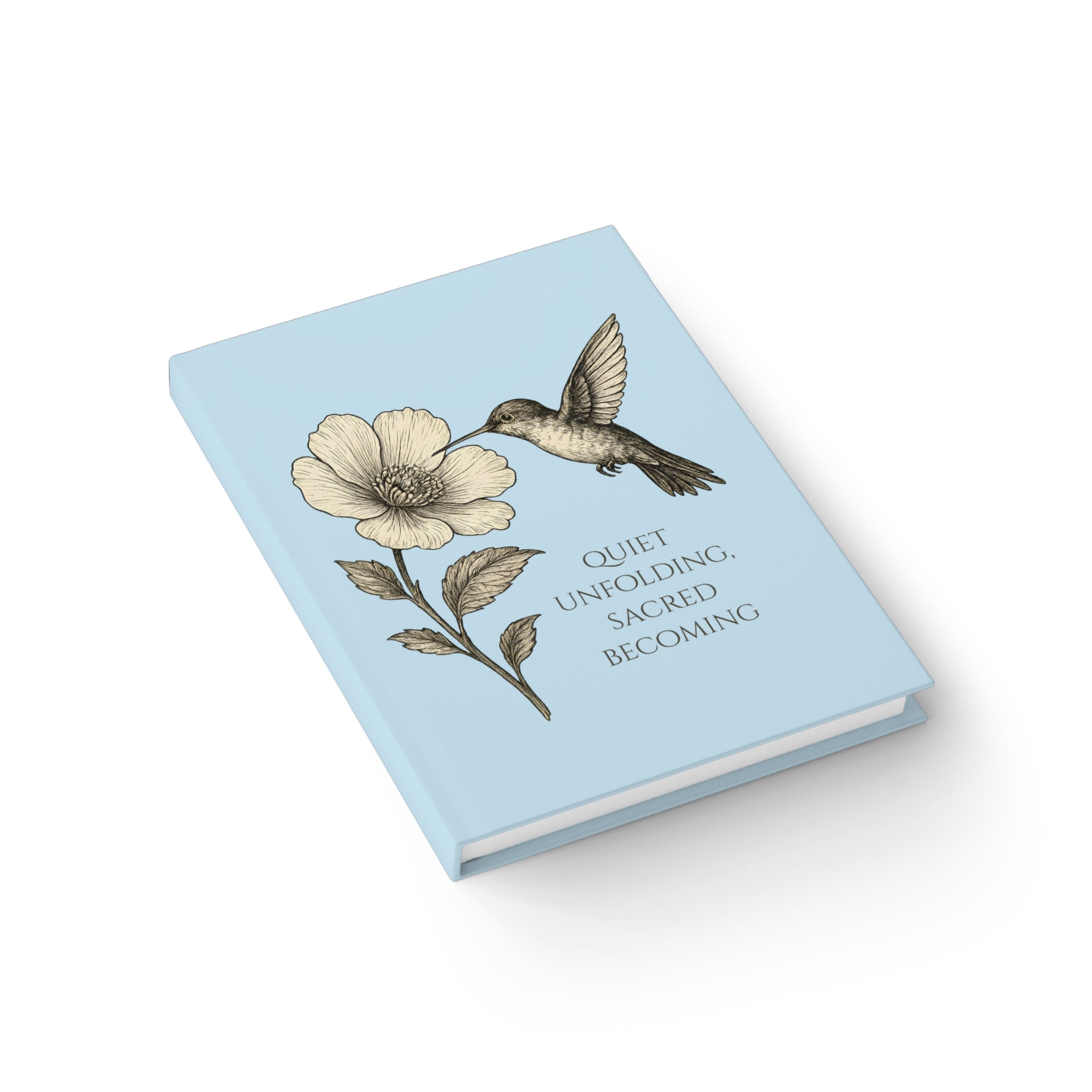 Quiet Unfolding Hummingbird Journal