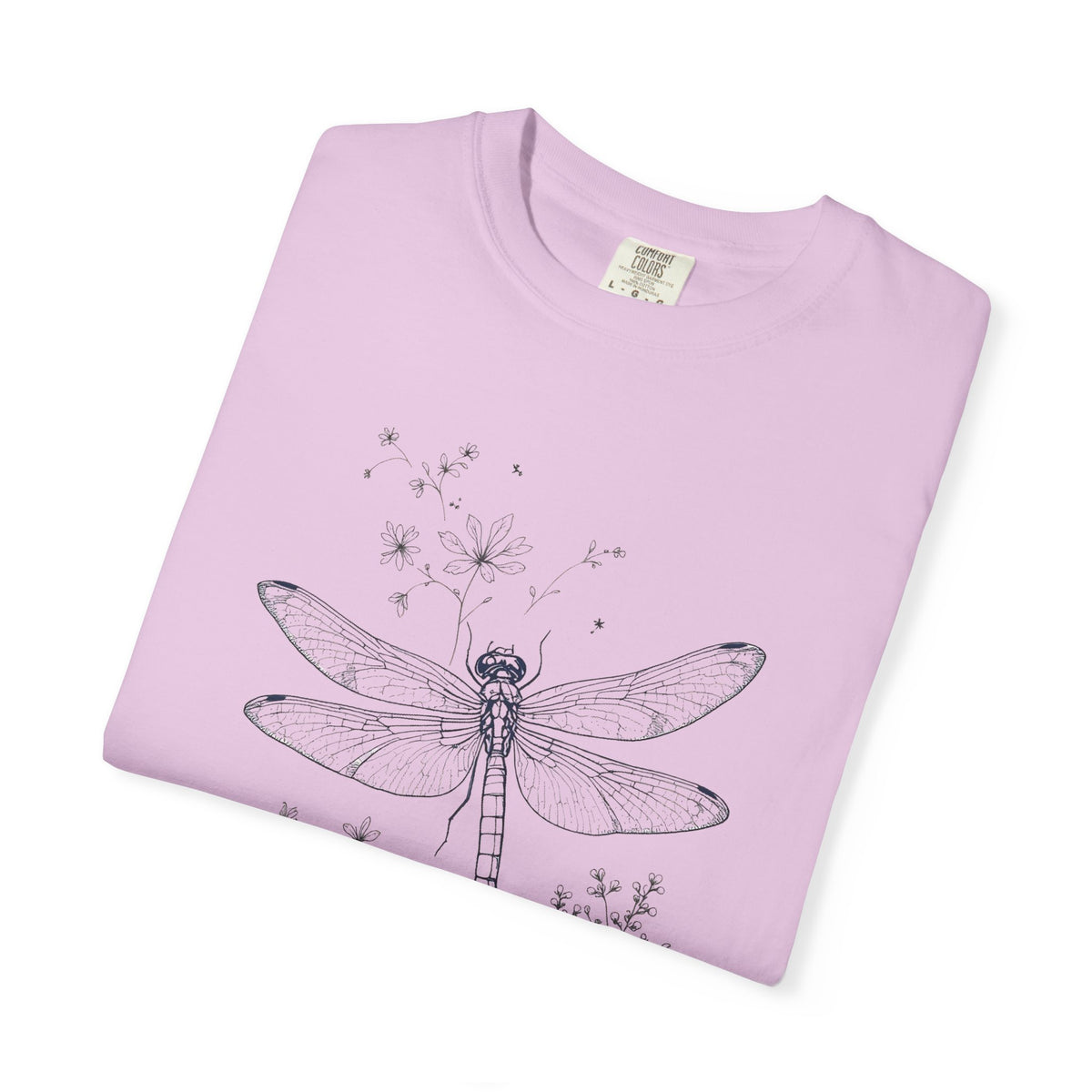 Vintage Dragonfly Botanical T-Shirt