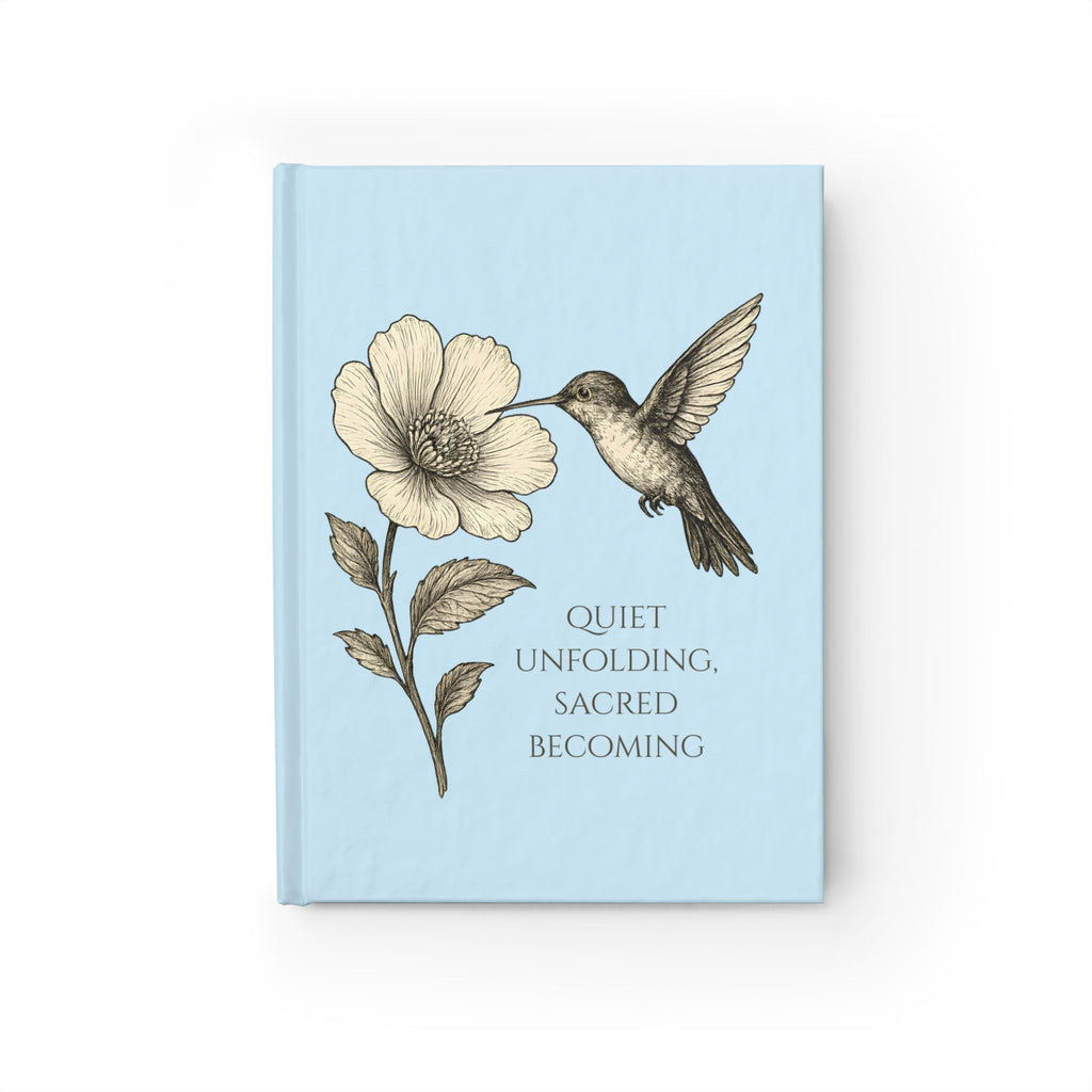 Quiet Unfolding Hummingbird Journal