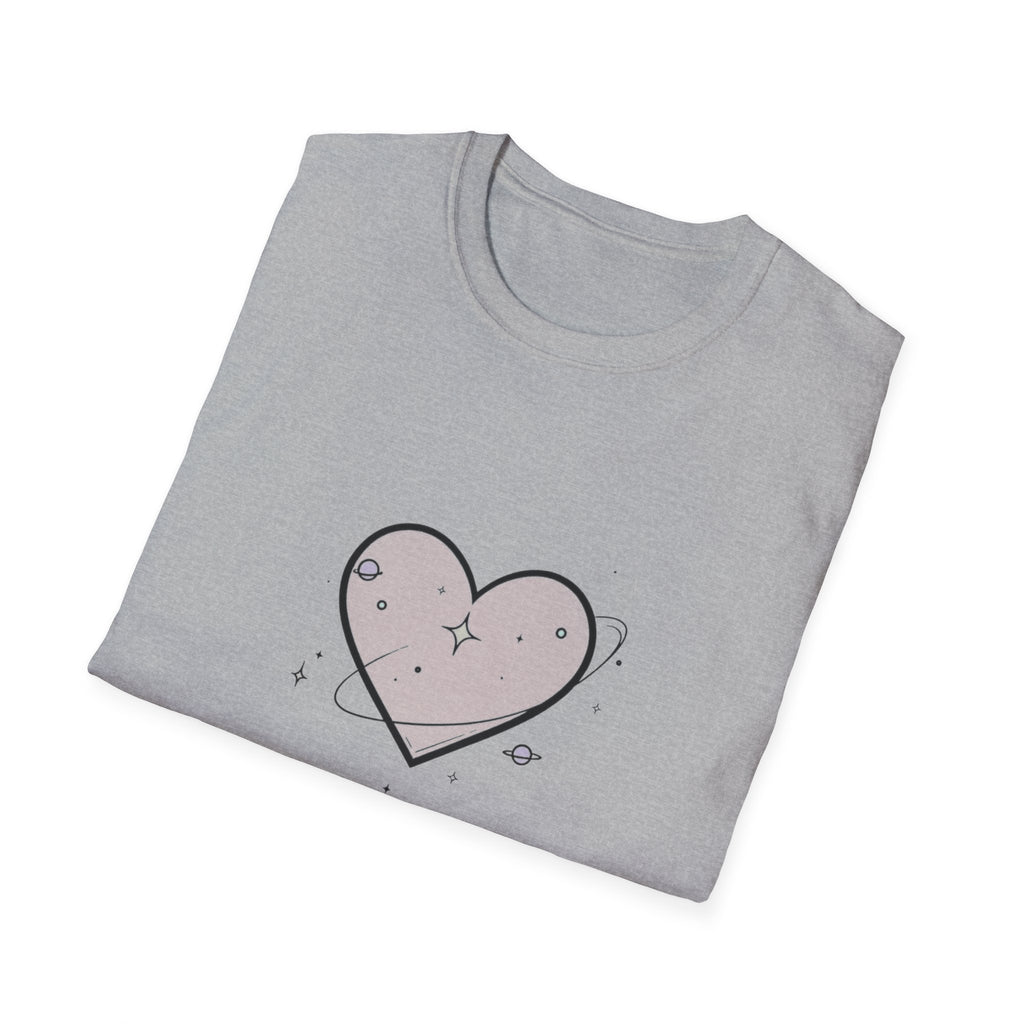 Orbiting Heart T-shirt by Mystwood Alchemy
