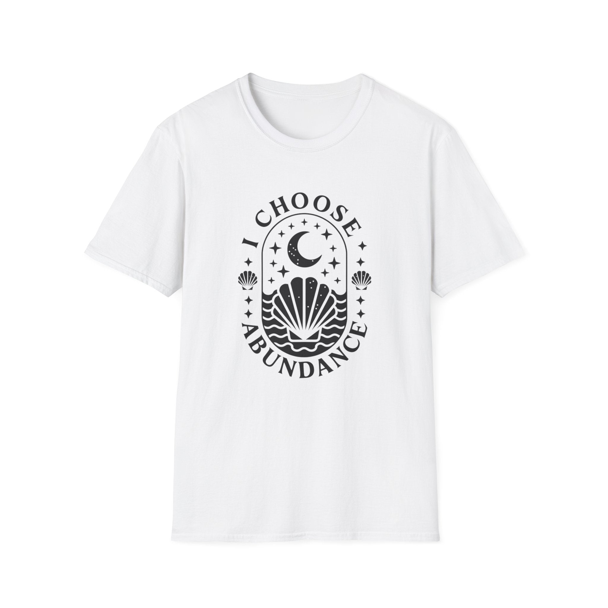 I Choose Abundance T-Shirt by Mystwood Alchemy