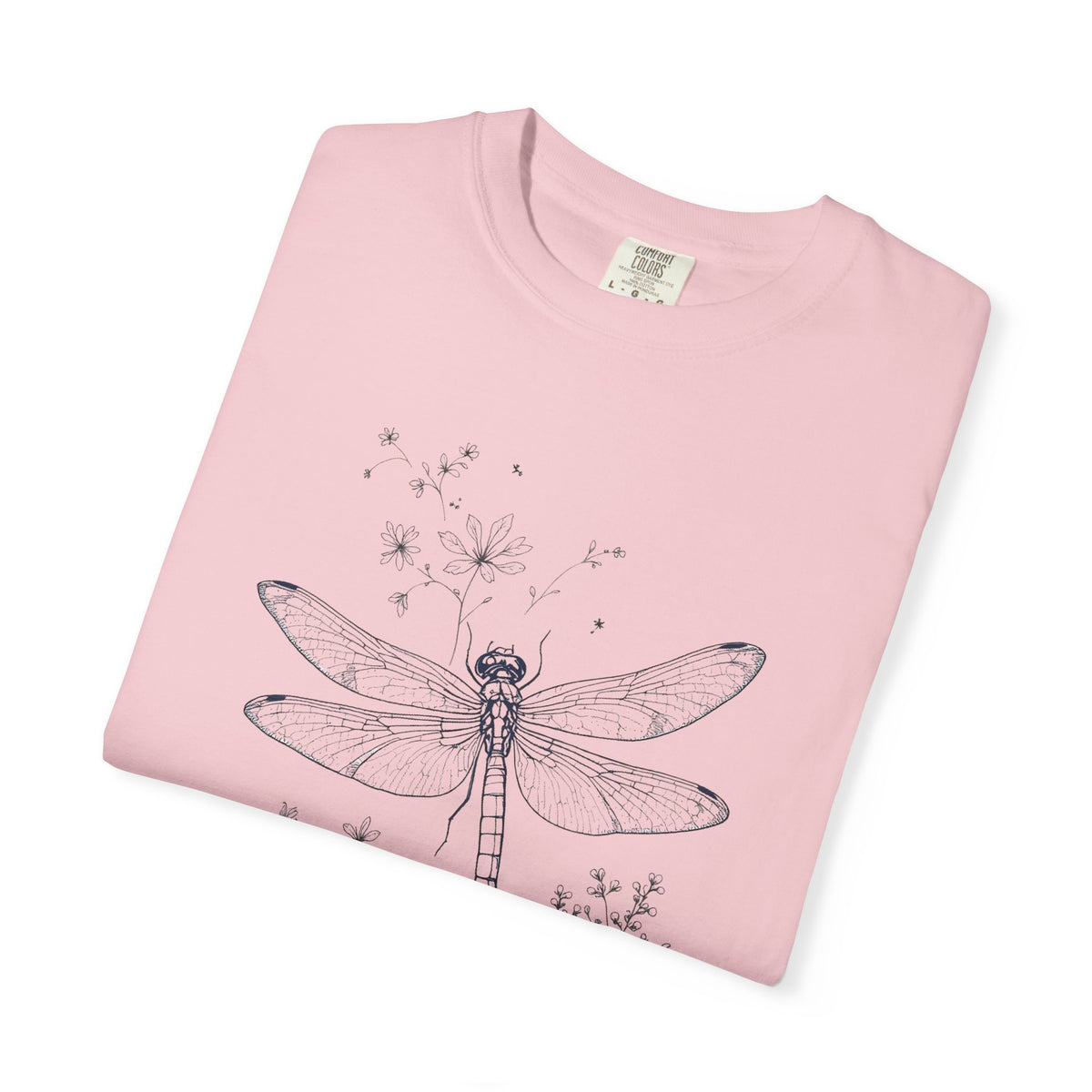 Vintage Dragonfly Botanical T-Shirt