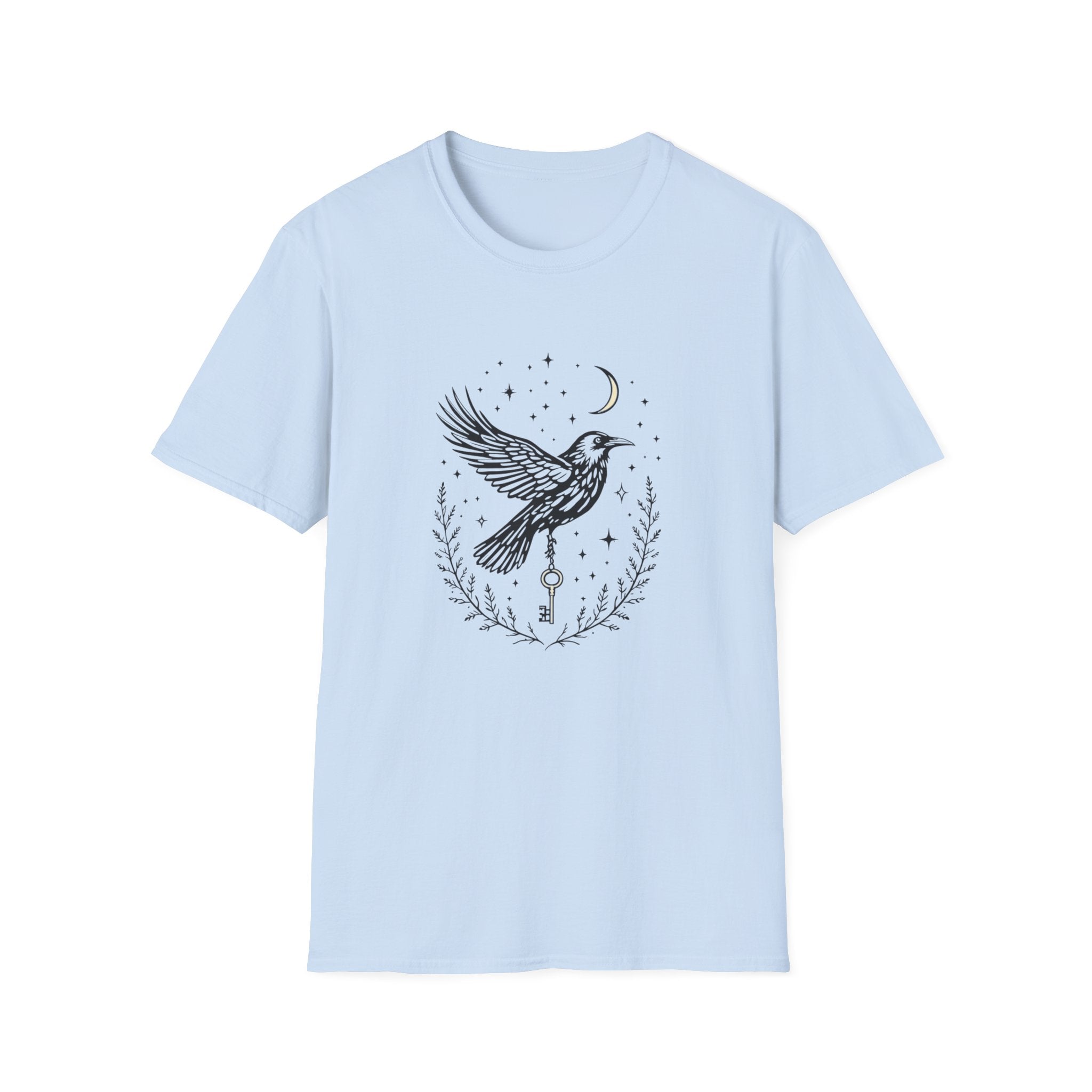 Raven Messenger T-shirt by Mystwood Alchemy