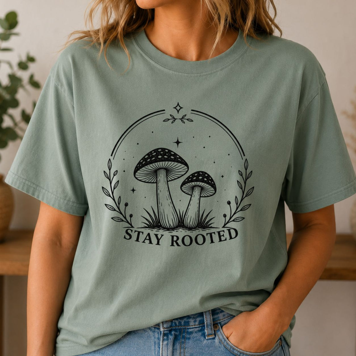 Stay Rooted Mushroom T-Shirt