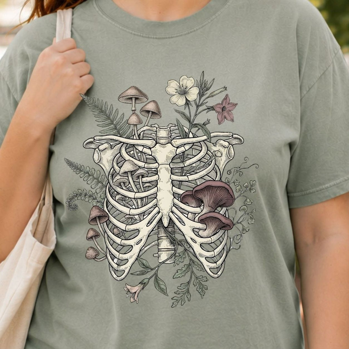 Botanical Ribcage T-Shirt