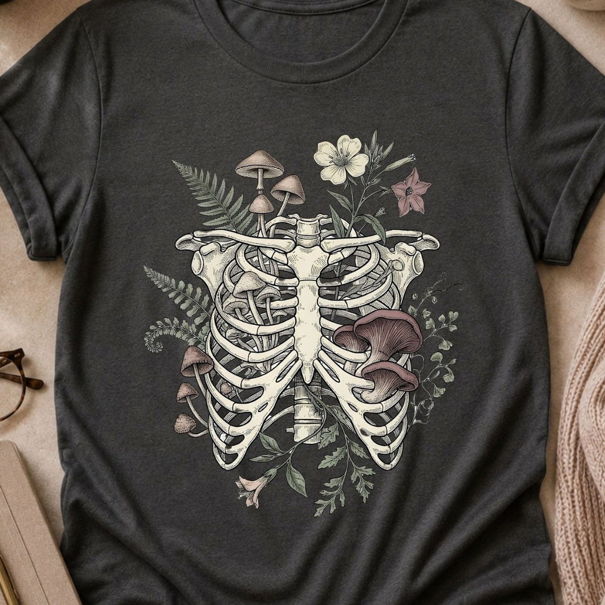 Botanical Ribcage T-Shirt