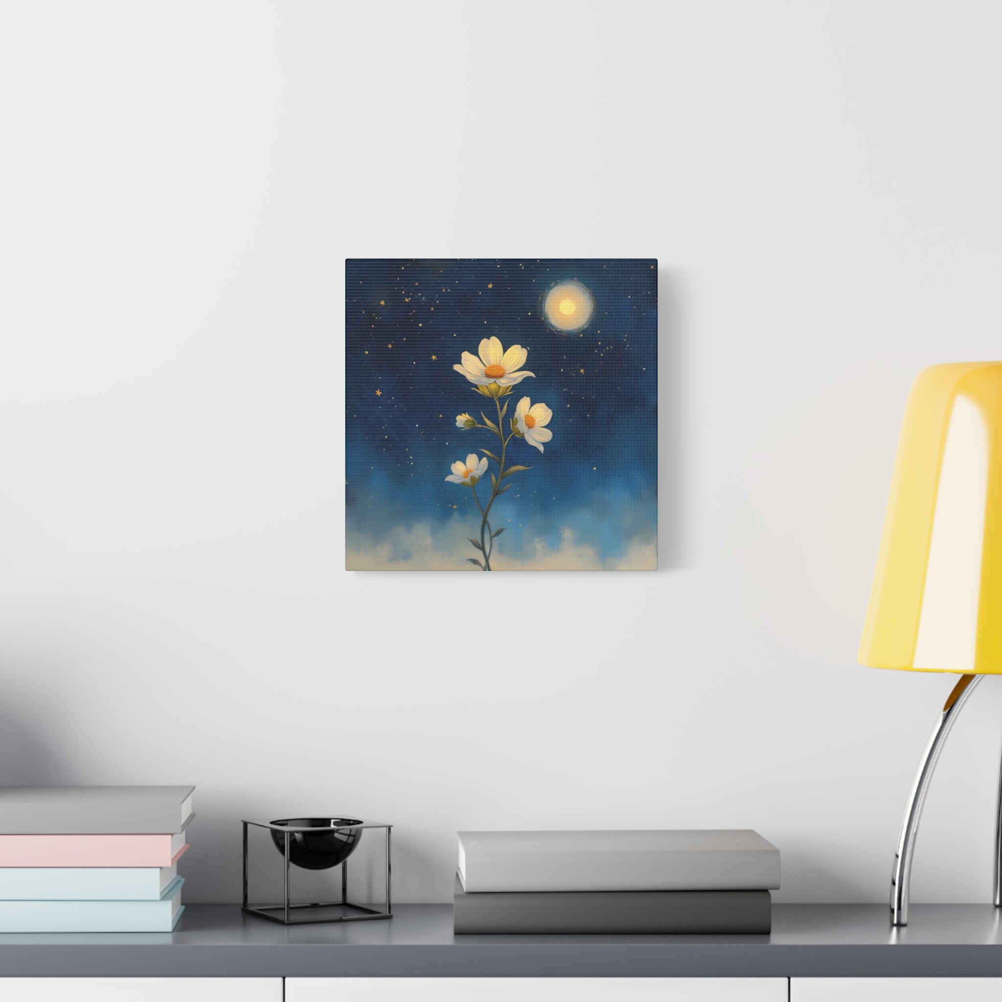 Moonlit Bloom Canvas