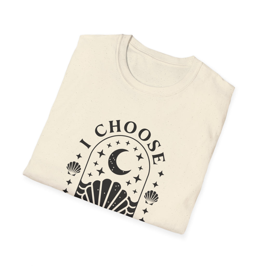 I Choose Abundance T-Shirt by Mystwood Alchemy