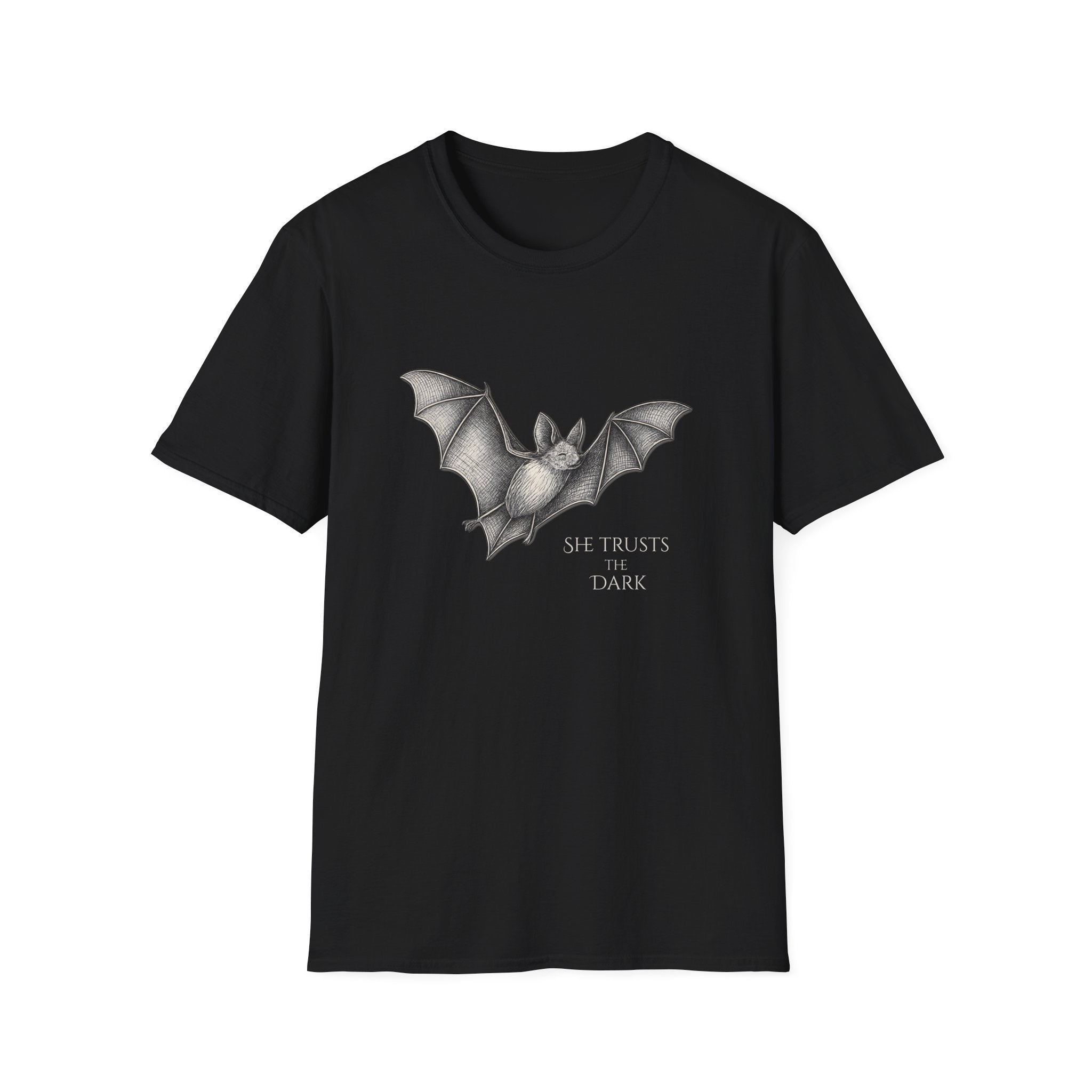 “She Trusts the Dark” Bat T-Shirt