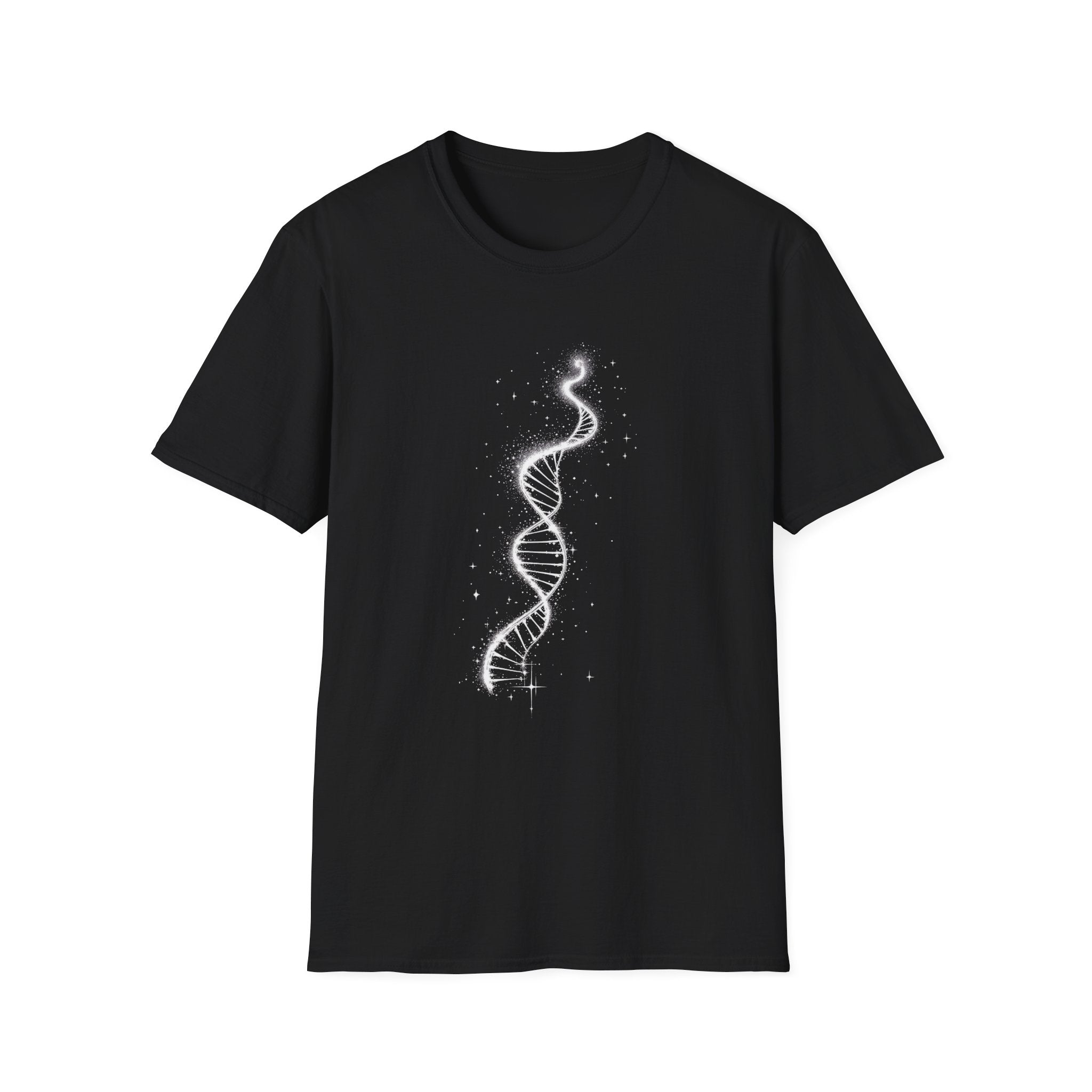 Cosmic DNA Spiral T-shirt by Mystwood Alchemy