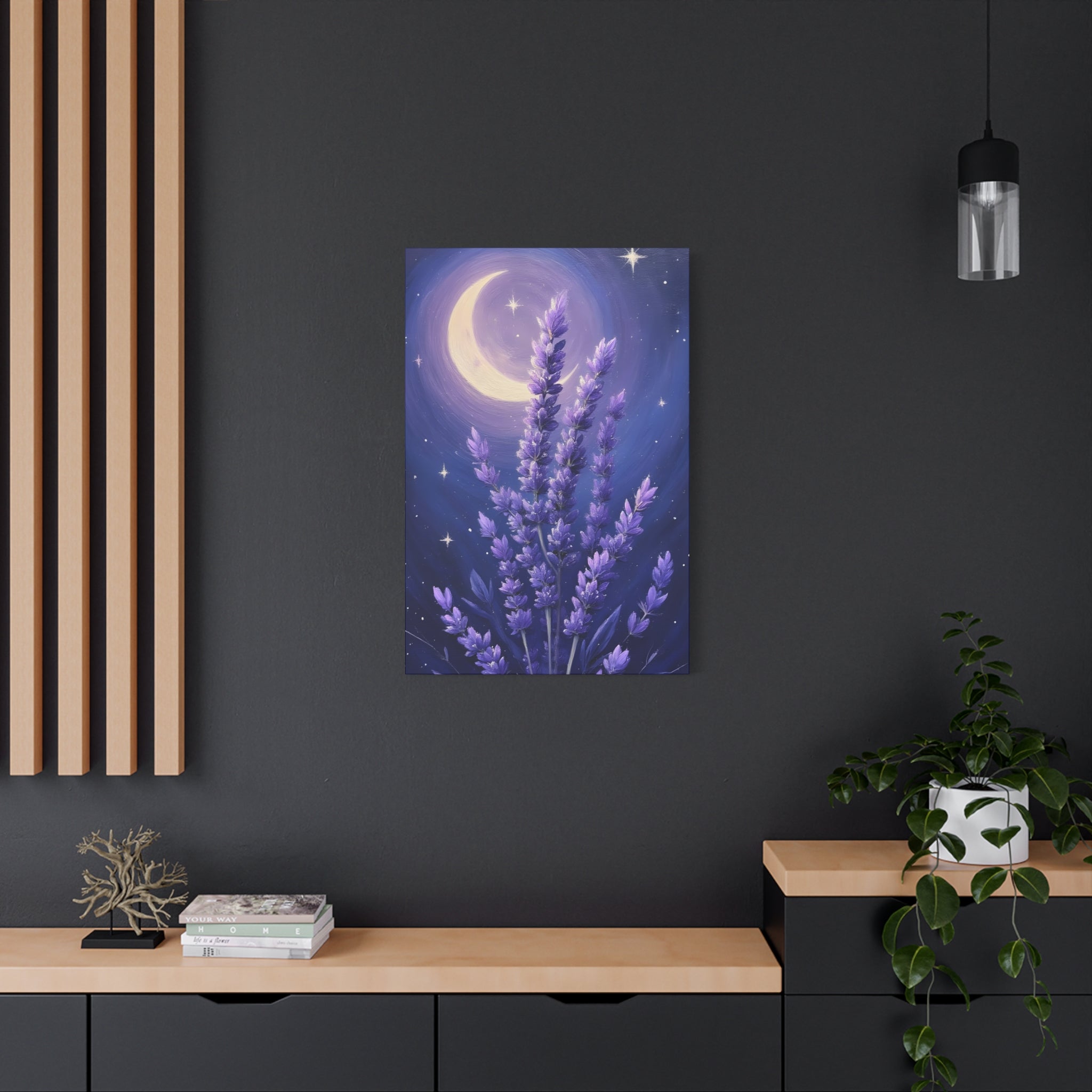 Lavender Moonlight Canvas