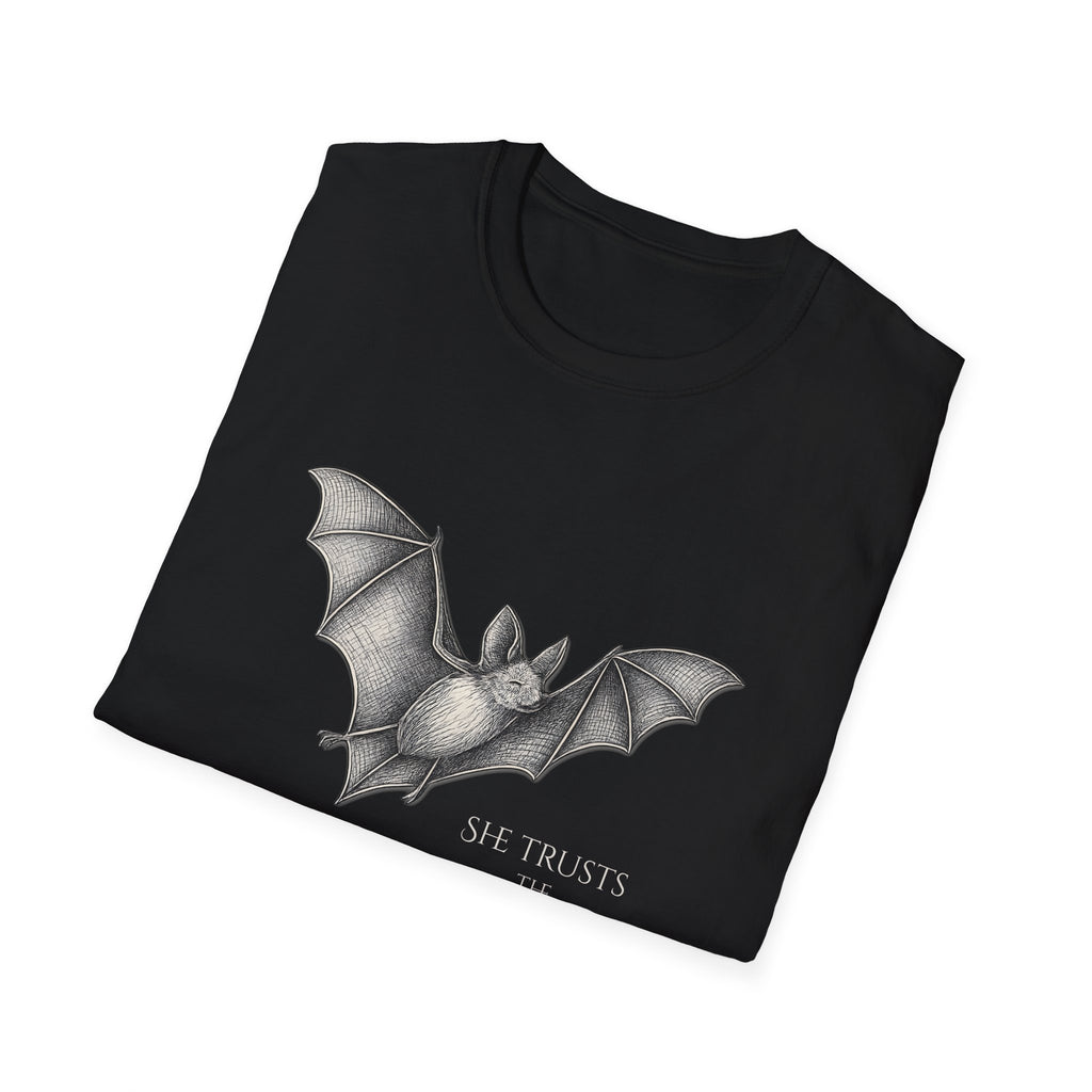 “She Trusts the Dark” Bat T-Shirt
