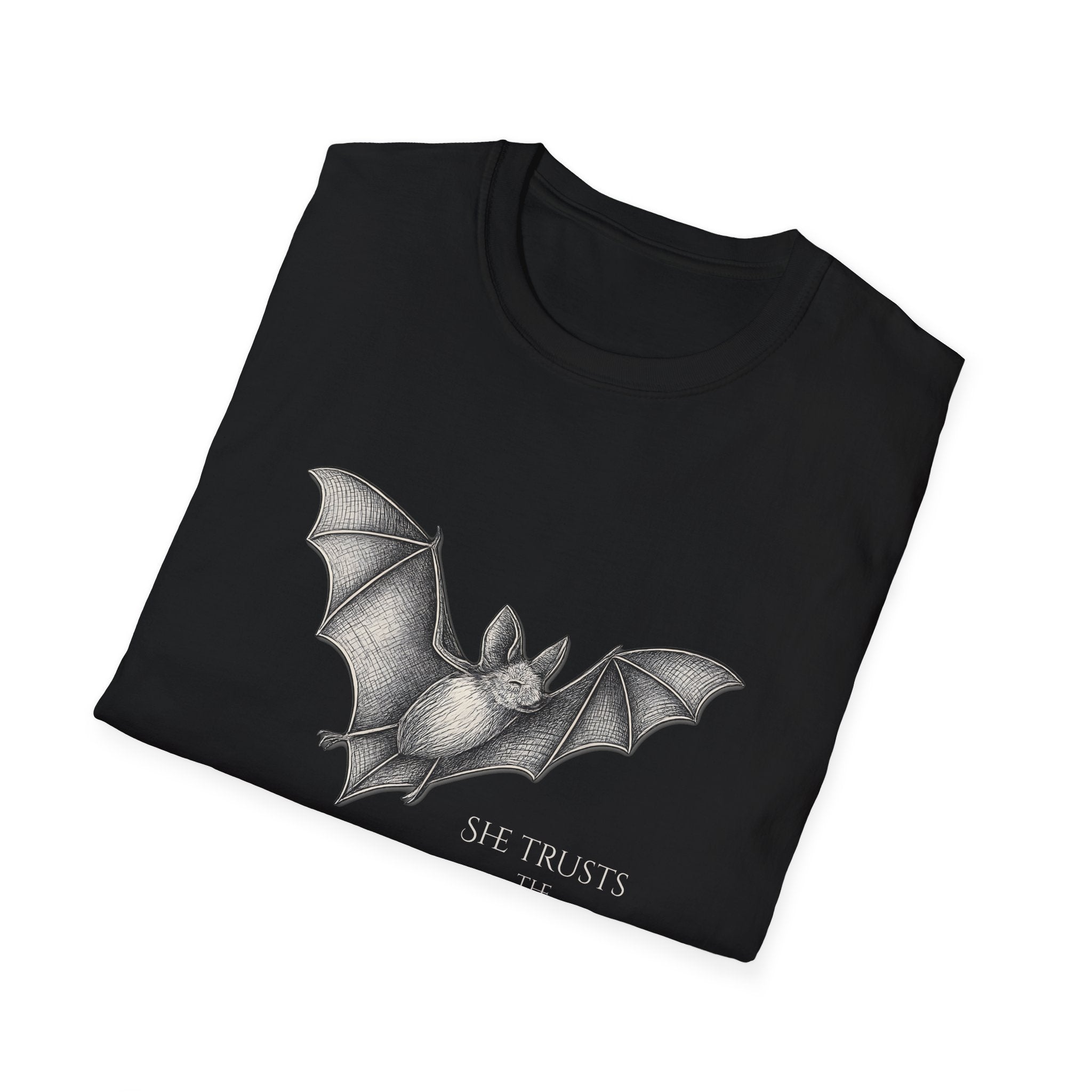 “She Trusts the Dark” Bat T-Shirt