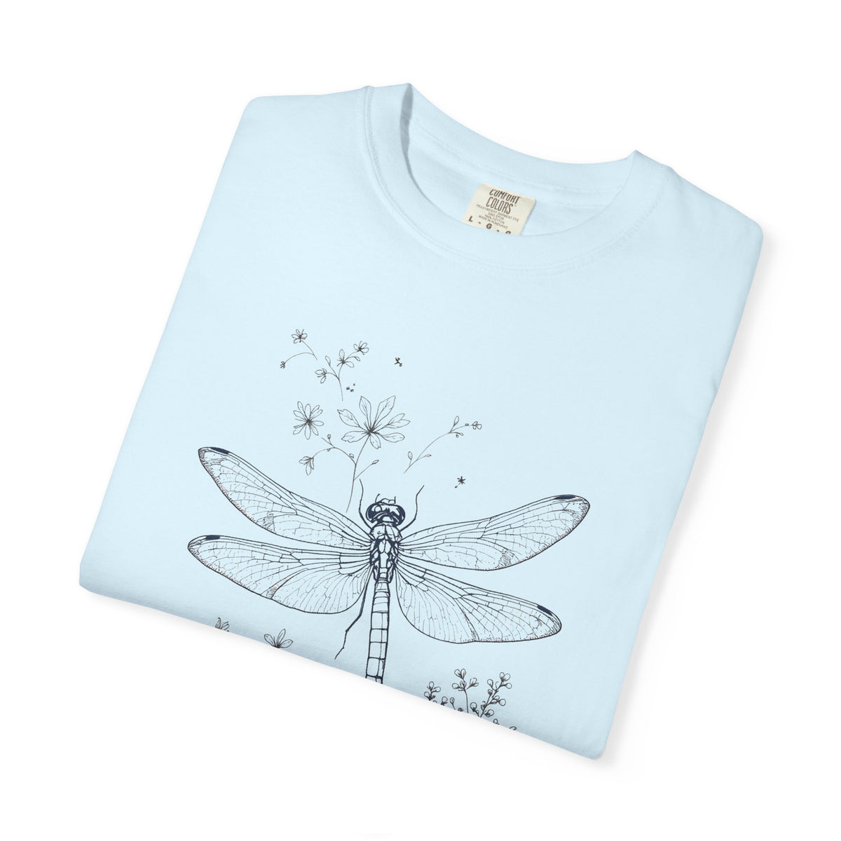 Vintage Dragonfly Botanical T-Shirt