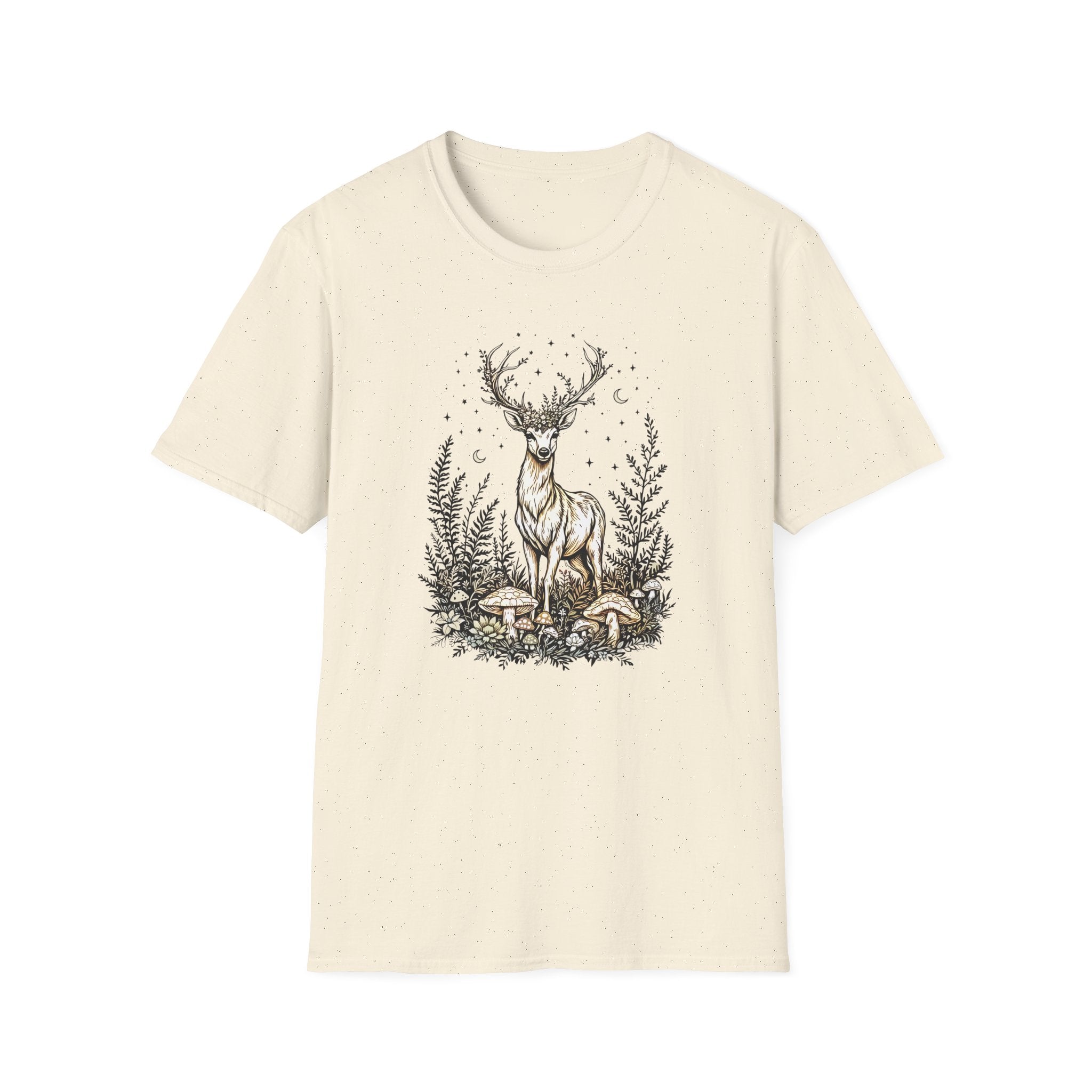 Starlit Deer T-shirt by Mystwood Alchemy