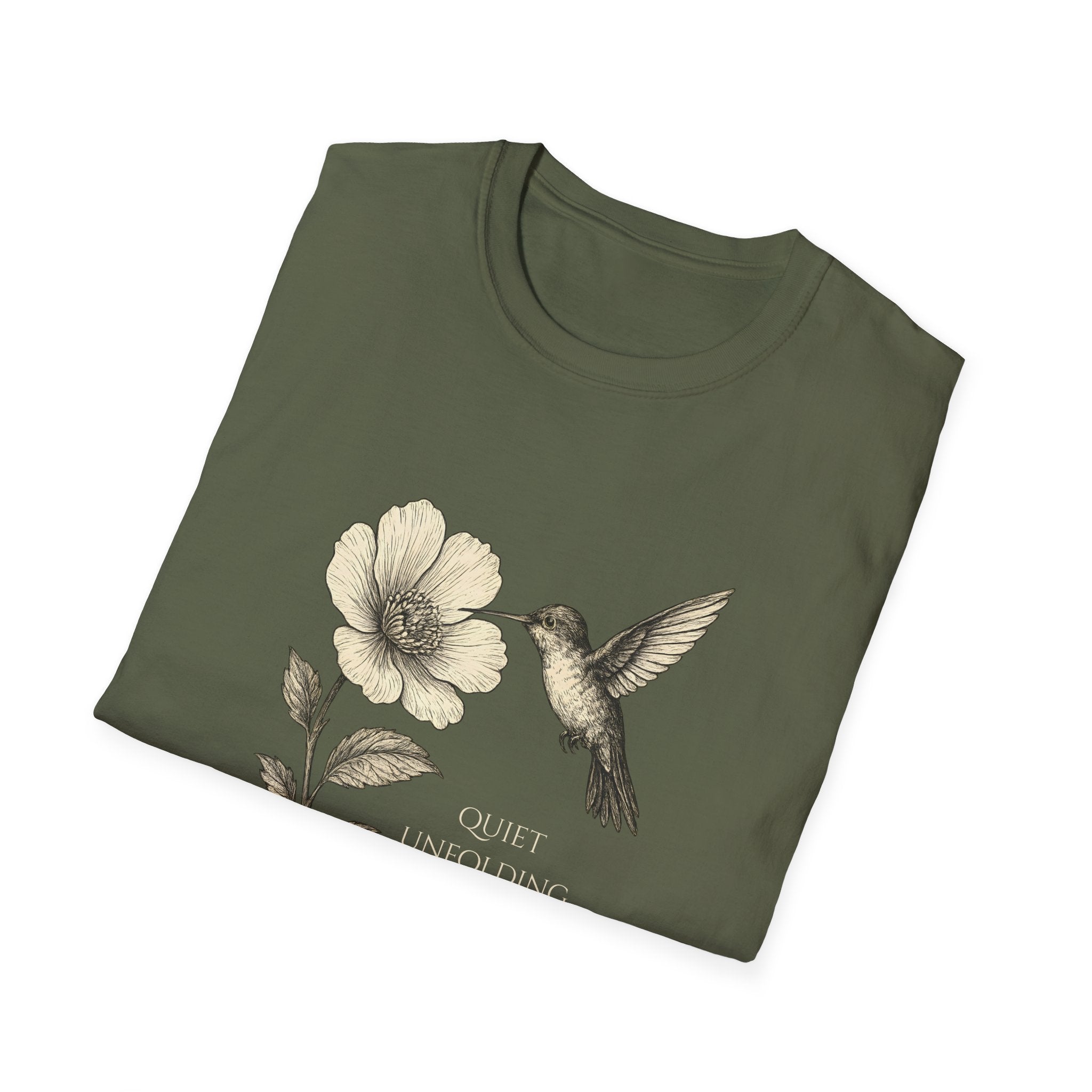 Quiet Unfolding Hummingbird T-Shirt