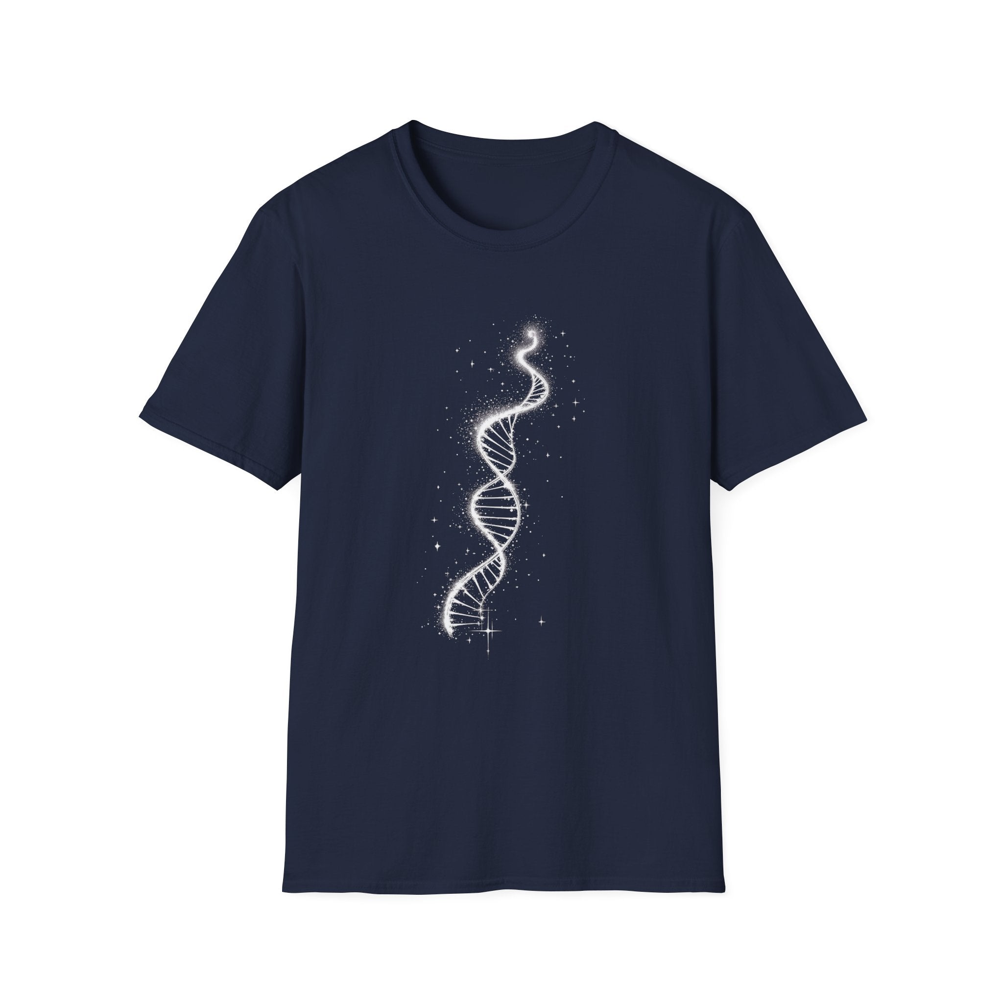 Cosmic DNA Spiral T-shirt by Mystwood Alchemy