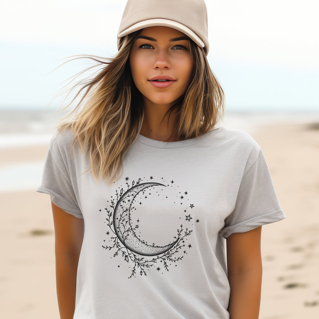 Celestial Bloom T-shirt by Mystwood Alchemy