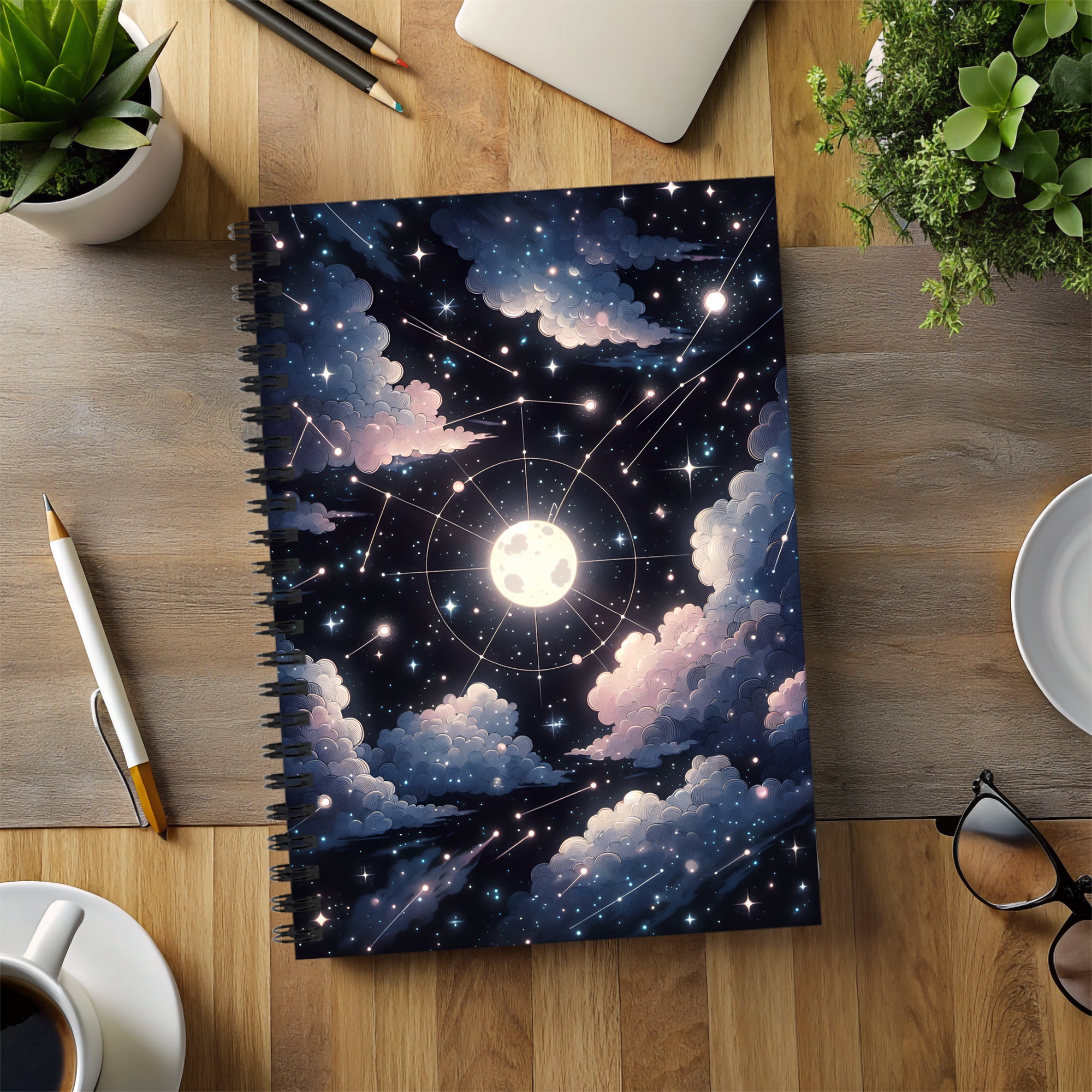 Kawaii Full Moon Journal by Mystwood Alchemy