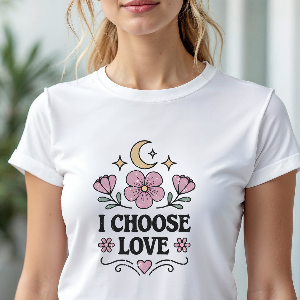 I Choose Love T-Shirt by Mystwood Alchemy