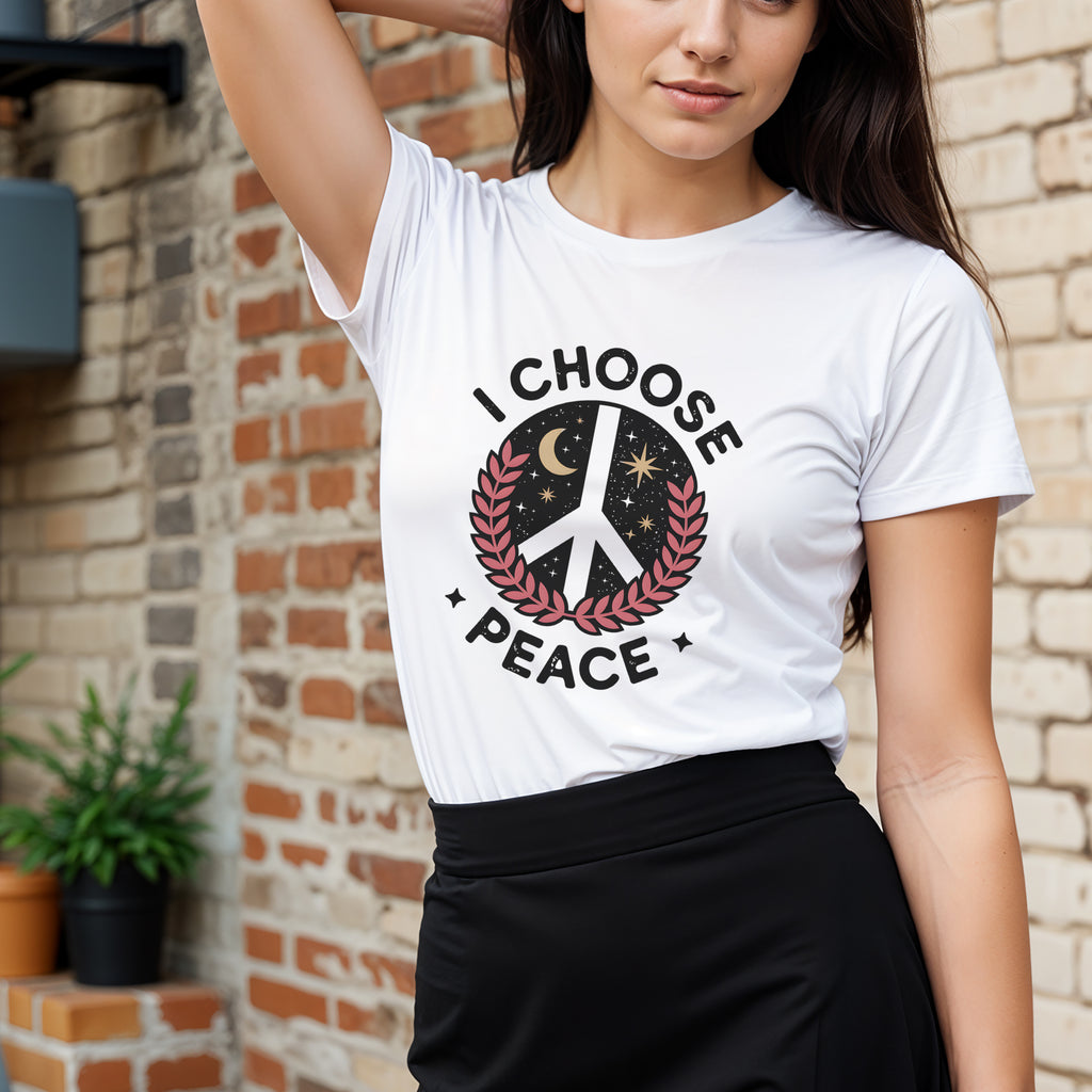 I Choose Peace T-Shirt by Mystwood Alchemy