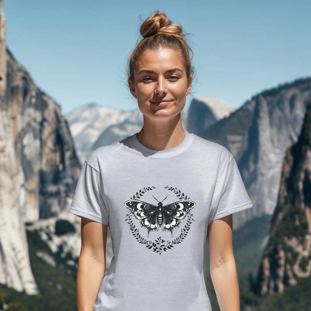 Lunar Moth T-shirt by Mystwood Alchemy