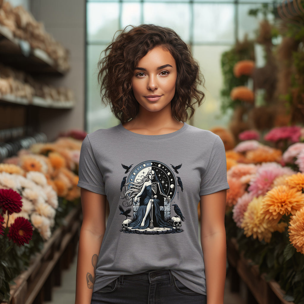 Norse Dark Goddess T-Shirt by Mystwood Alchemy