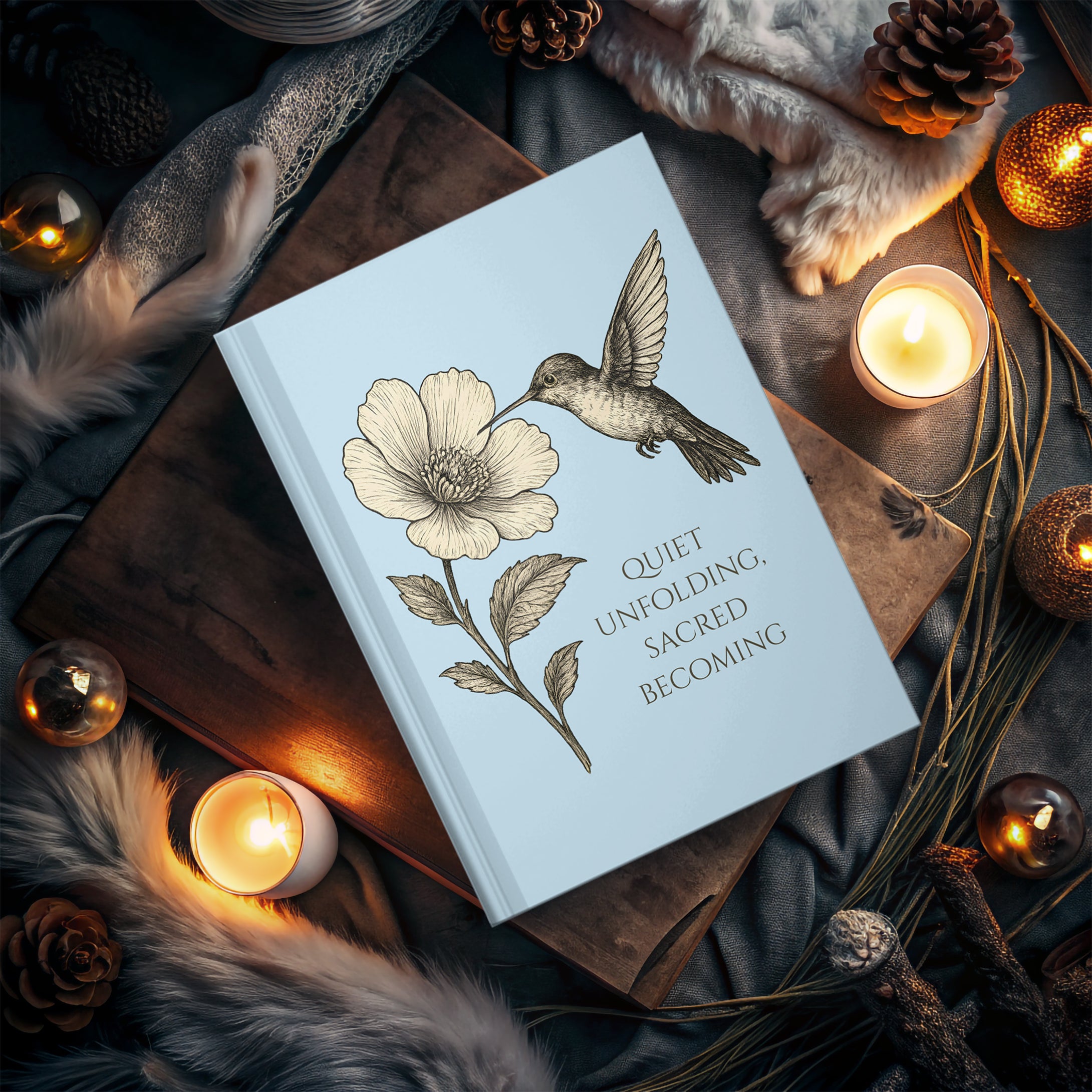 Quiet Unfolding Hummingbird Journal